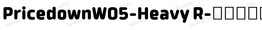 PricedownW05-Heavy R字体转换